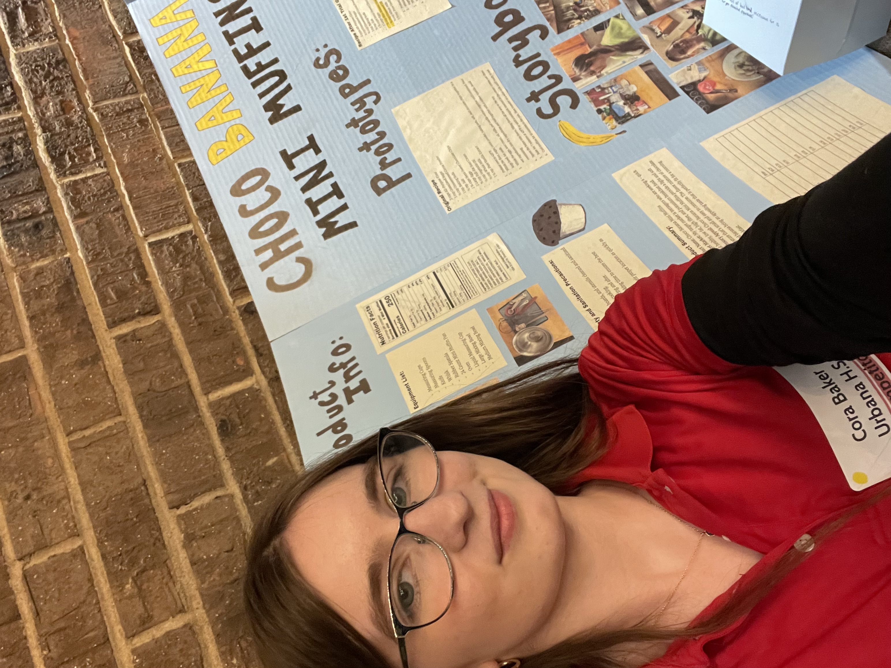 picture of me with my fccla project