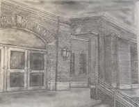 drawing of U of I Ice Arena