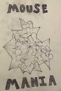 mouse patterned drawing