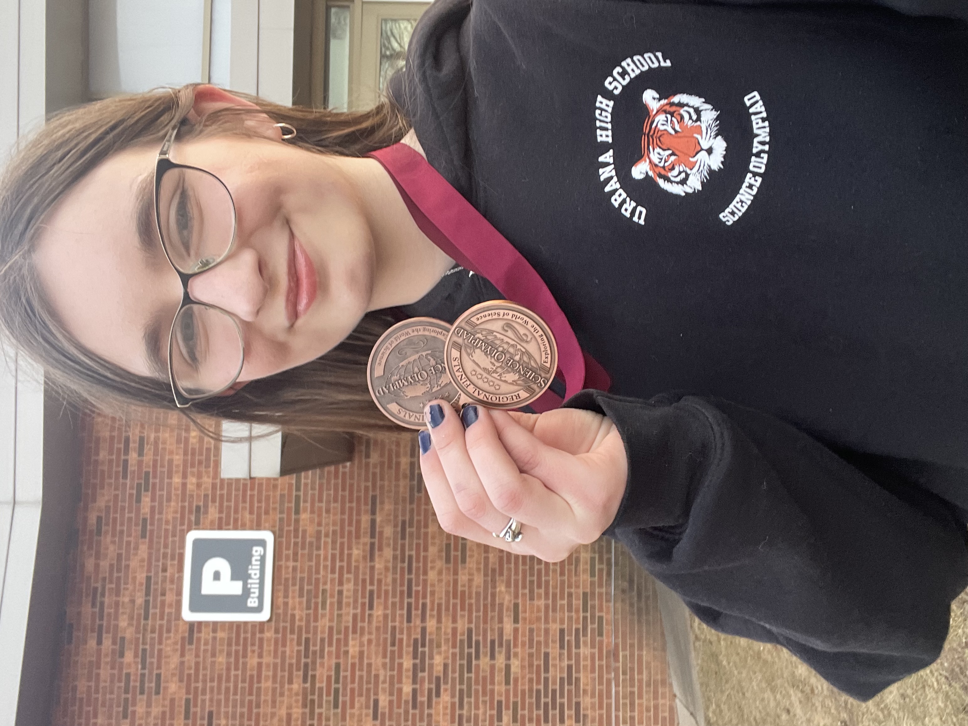 me with my science olympid regional medals!